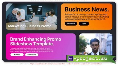 Videohive - Functional Corporate Presentation - 51863325 - Project for After Effects