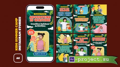 Videohive - Kids Summer Camp Instagram Stories - 51742674 - Project for After Effects