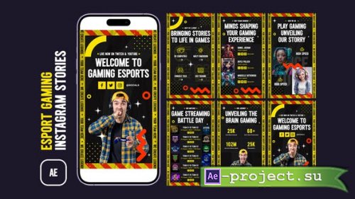 Videohive - eSport Gaming Instagram Stories - 51868666 - Project for After Effects