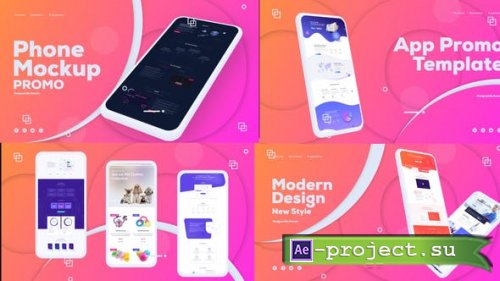 Videohive - Colorful App Promo - 51829194 - Project for After Effects