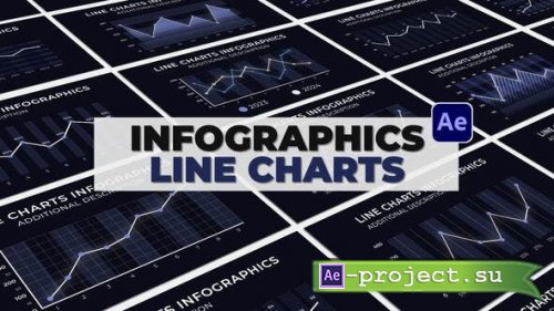 Videohive - Infographics Line Charts - 51872674 - Project for After Effects