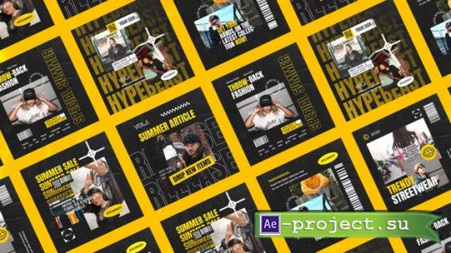 Videohive - Merry Fashion Instagram Posts - 51884538 - Project for After Effects