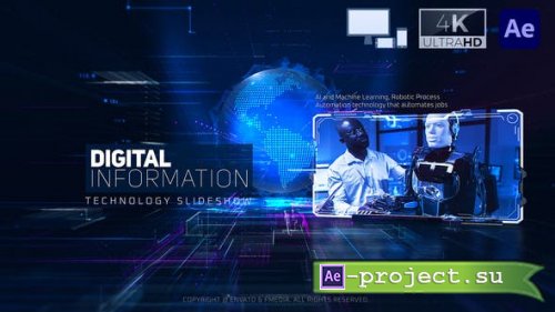 Videohive - Digital Information Technology Slideshow - 51873965 - Project for After Effects