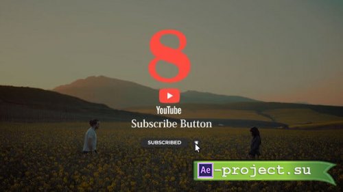 Videohive - Youtube Subscribe Buttons Pack - 51885805 - Project for After Effects