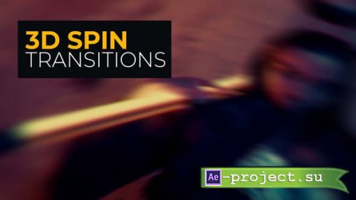 Videohive - 3D Spin Transitions | After Effects - 51905404 - Project for After Effects