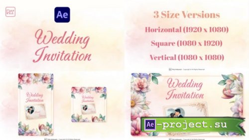 Videohive - Wedding Invitation For After Effects - 51915432 - Project for After Effects