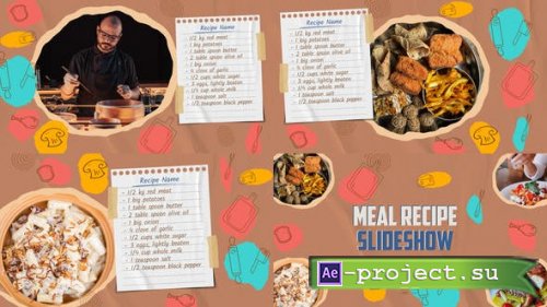 Videohive - Meal Recipe Slideshow - 51907370 - Project for After Effects