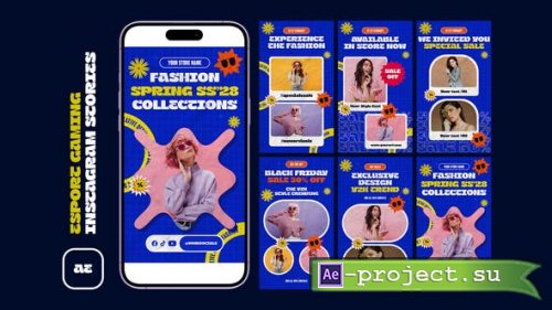 Videohive - Torn Paper Fashion Instagram Stories - 51913471 - Project for After Effects