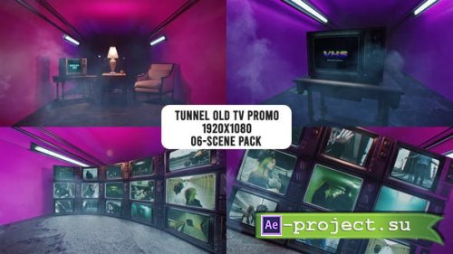 Videohive - Tunnel Old Tv Promo - 51920248 - Project for After Effects