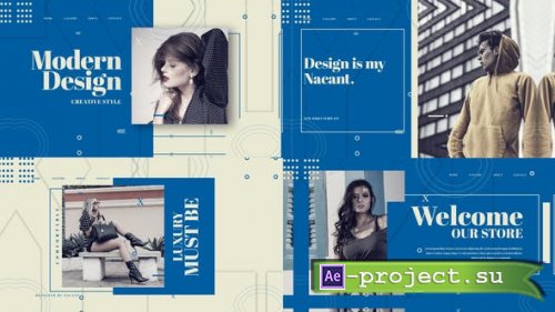 Videohive - Stylish Square Intro - 51939910 - Project for After Effects