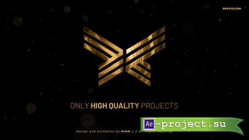 Videohive - Gold Logo Opener - 51740440 - Project for After Effects