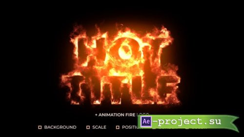 Videohive - Realistic Fire Title and Logo - 51937657 - Premiere Pro Templates