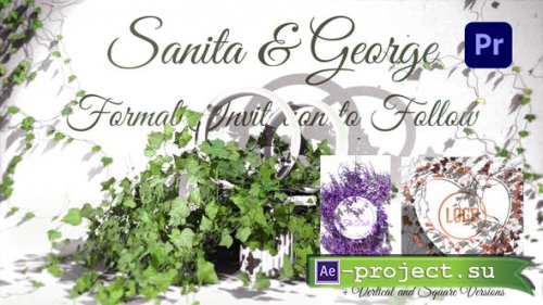 Videohive - Botanical Leaves Wedding Invitation - 51937040 - Premiere Pro Templates