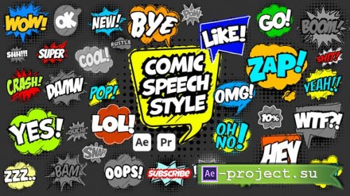 Videohive - Comic Speech Style - 51970751 - Project for After Effects
