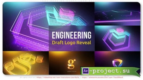 Videohive - Engineering Draft Logo Reveal - 51954077 - Project for After Effects