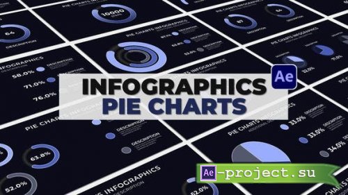 Videohive - Infographics Pie Charts - 51993452 - Project for After Effects