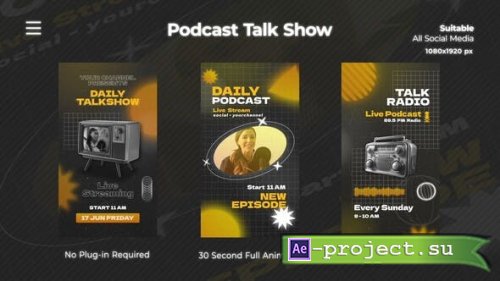 Videohive - Podcast Talk Show - 51975511 - Project for After Effects