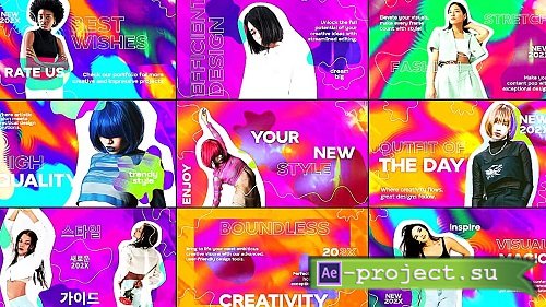 Videohive - Psychedelic Fashion Scenes 51948922 - Project For Final Cut & Apple Motion