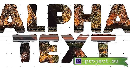 Alpha Text Animation 2498184 - Premiere Pro Presets