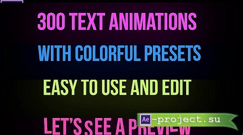 Simple Text Animations Presets 215862 - After Effects Presets