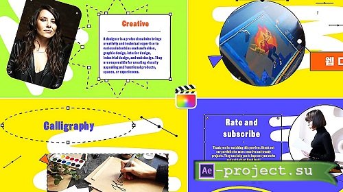 Videohive - Designer Slides 52087389 - Project For Final Cut & Apple Motion