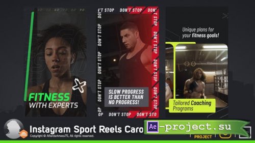 Videohive - Instagram Sport Reels Carousel - 51565827 - Project for After Effects