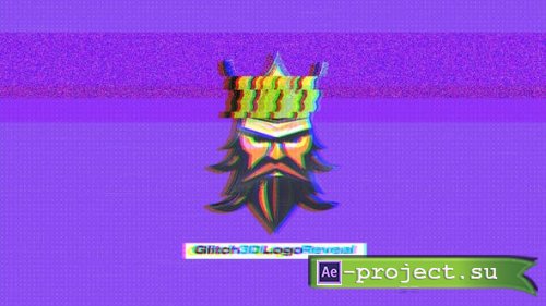 Videohive - Glitch 3D Logo reveal - 51748854 - Project for After Effects
