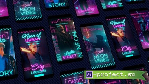 Videohive - Neon Instagram Reels - 51994477 - Project for After Effects