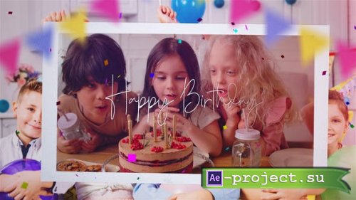 Videohive - Photo Slideshow - Happy Birthday! - 50932648 - Project for After Effects