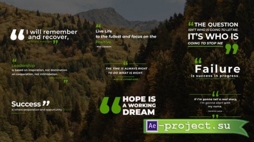 Videohive - Clean Quotes | AE - 52004580 - Project for After Effects