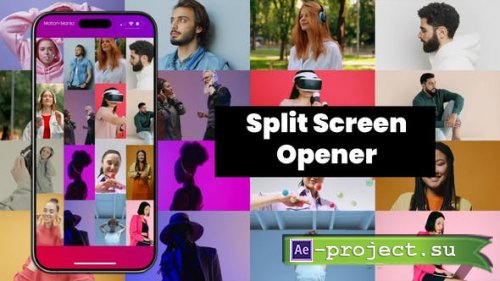 Videohive - Rhythmic Split Screen Slideshow - 51976086 - Project for After Effects