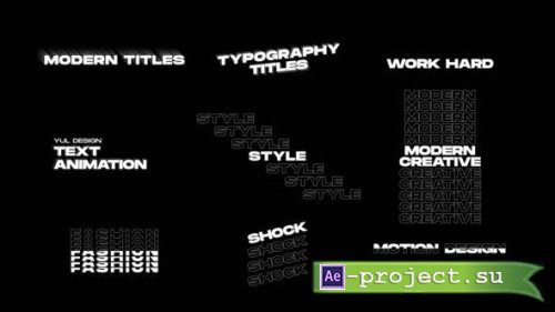 Videohive - Modern Text Animation | AE - 51985960 - Project for After Effects