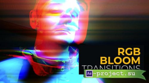 Videohive - RGB Bloom Transitions | After Effects - 52007995 - Project for After Effects