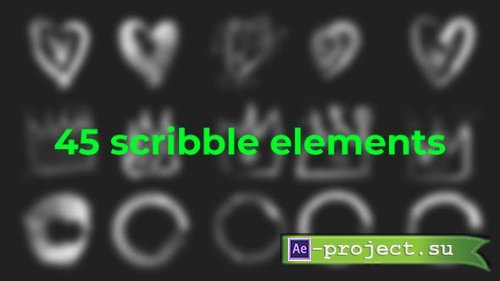 Videohive - Scribble Elements - 52028045 - Project for After Effects