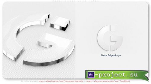 Videohive - Metal Edges Logo Intro - 52048974 - Project for After Effects