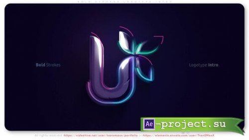 Videohive - Bold Strokes Logotype Intro - 52062382 - Project for After Effects