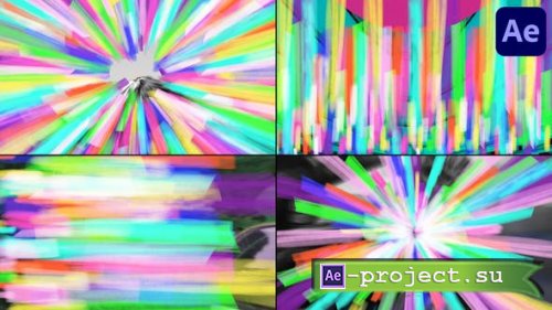 Videohive - Brush Rainbow Seamless Transitions | After Effects - 51965493 - Project for After Effects