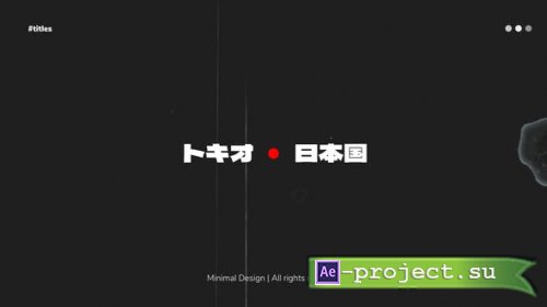 Videohive - Minimal Titles | AE - 52038087 - Project for After Effects