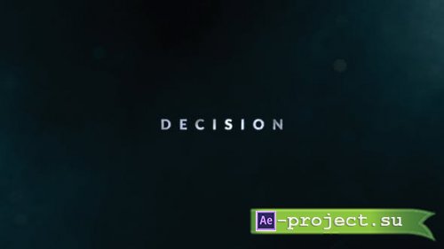 Videohive - Decision | Trailer Titles - 43982890 - Project for After Effects