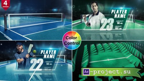 Videohive - Tennis & Pickleball Players - 52047587 - Project for After Effects