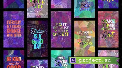 Videohive - Broken Kaleidoscope Posters - 52066563 - Project for After Effects