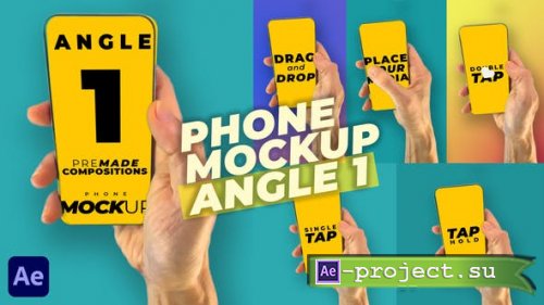 Videohive - Phone Mockup Pack - Angle 1 - 52030983 - Project for After Effects