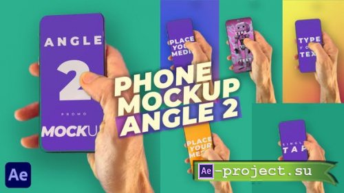 Videohive - Phone Mockup Pack - Angle 2 - 52031414 - Project for After Effects