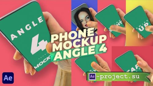 Videohive - Phone Mockup Pack - Angle 4 - 52031591 - Project for After Effects