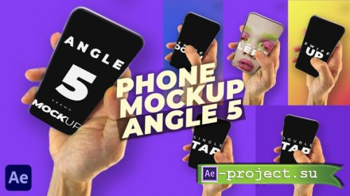 Videohive - Phone Mockup Pack - Angle 5 - 52031626 - Project for After Effects