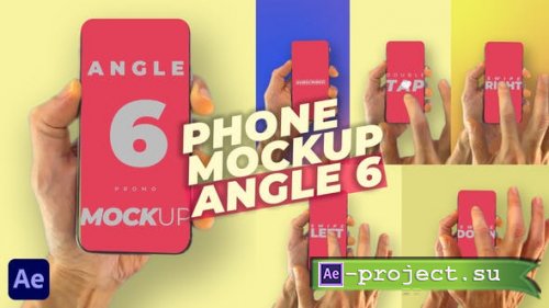 Videohive - Phone Mockup Pack - Angle 6 - 52031675 - Project for After Effects