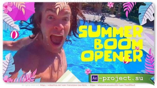 Videohive - Summer Boom Opener - 52080832 - Project for After Effects
