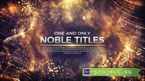 Videohive - Noble Titles - 23118017 - Project for After Effects