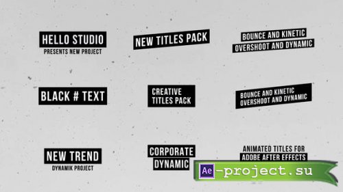 Videohive - Box Titles | After Effects - 51987555 - Project for After Effects