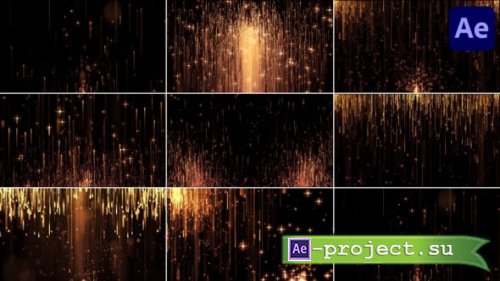 Videohive - Gold Collection Backgrounds for After Effects - 52119603 - Project for After Effects